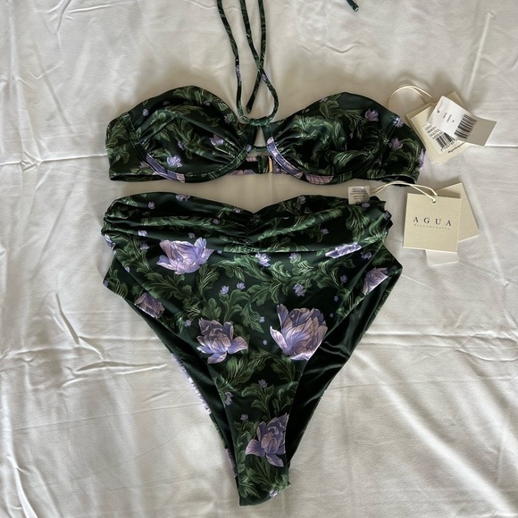 Agua by Agua Bendita Bronce Halterneck Bikini Top & Bottom Set - Picture 4 of 10